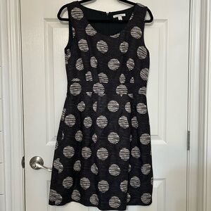 Banana‎ Republic Polka Dot Linen Blend Dress Size 6